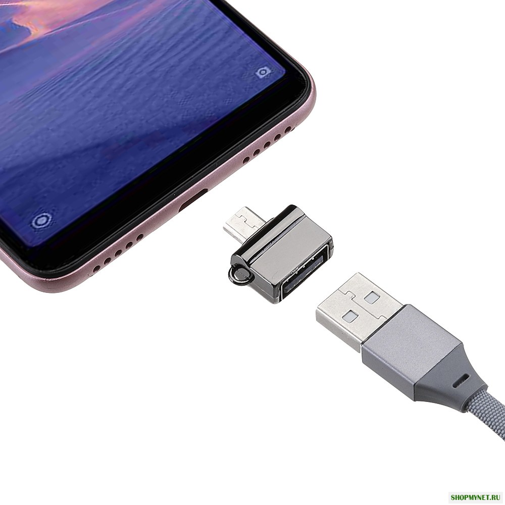 Универсальный металлический микро-USB-разъем для USB 2.0 Женский адаптер OTG для мобильного телефона Xiaomi Huawei